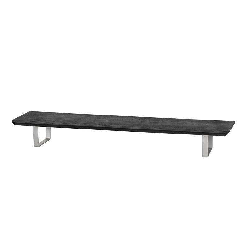 Jani Wood Monitor Stand Riser Desk - Ergonomic Design Stand, Desktop Organizer Table for Home, Office Workspace, Gaming Desk