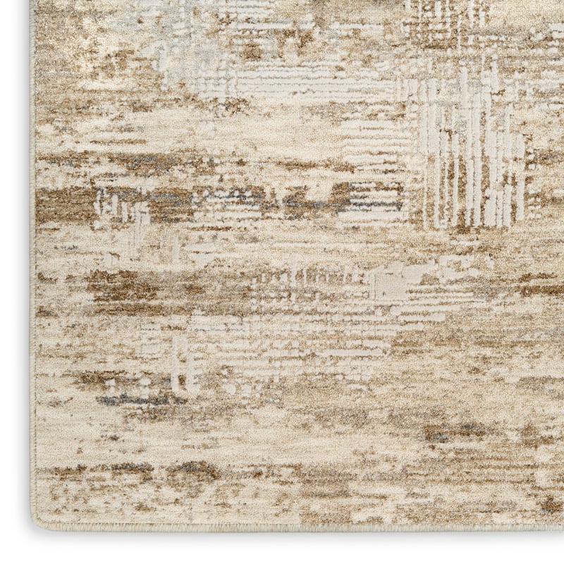 Calvin Klein CK078 Summit Mocha Ivory Multi-toned Indoor Rug