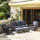 preview thumbnail 10 of 41, Ovios Rattan Wicker 5-piece Patio Furniture Set
