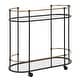 preview thumbnail 6 of 5, Uttermost Andre Iron Bar Cart - 30.25" H x 32"W x 13.5"D