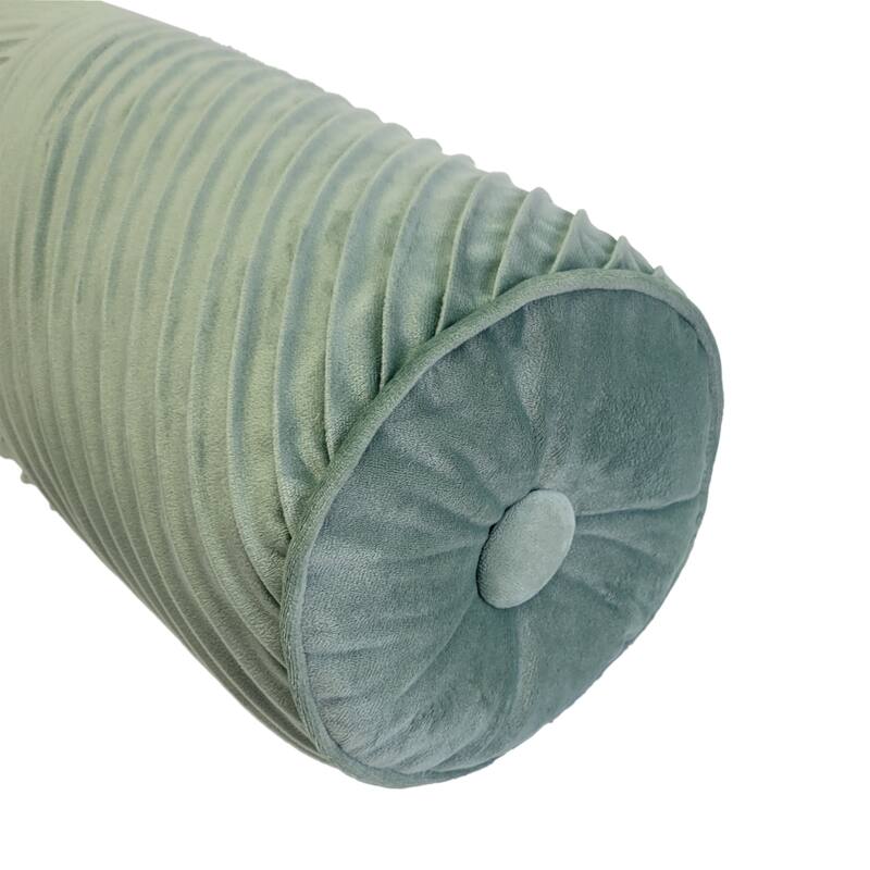Edie At Home Chelsea Spliced Neckroll Decorative Throw Pillow 8x24