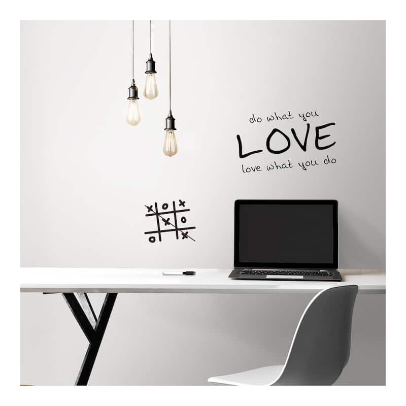 NuWallpaper Dry Erase Peel & Stick Wallpaper - 216in x 20.5in x 0.025in