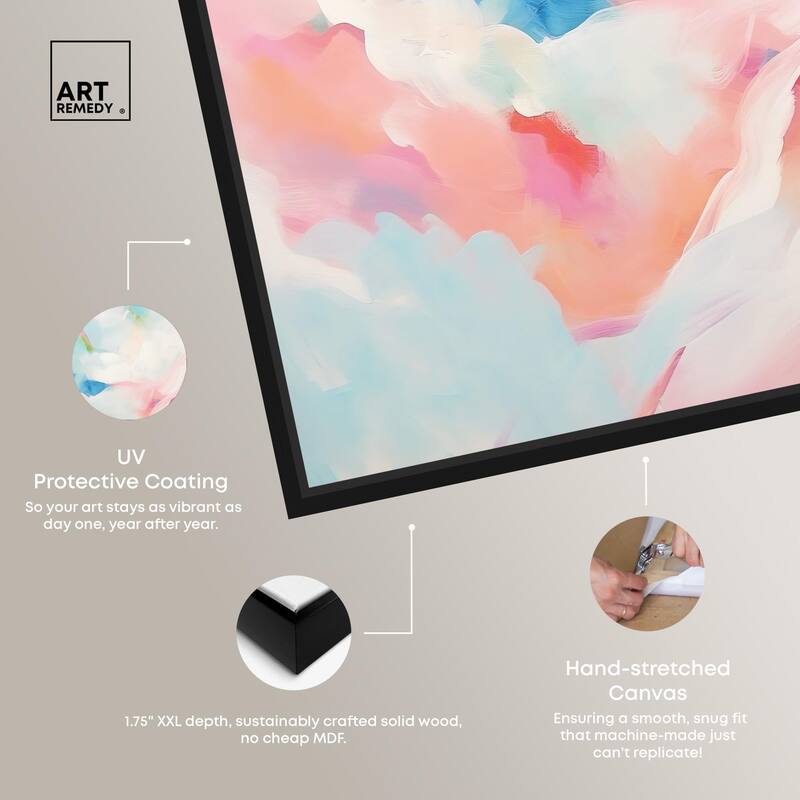Cotton Candy Clouds I Canvas by Art Remedy