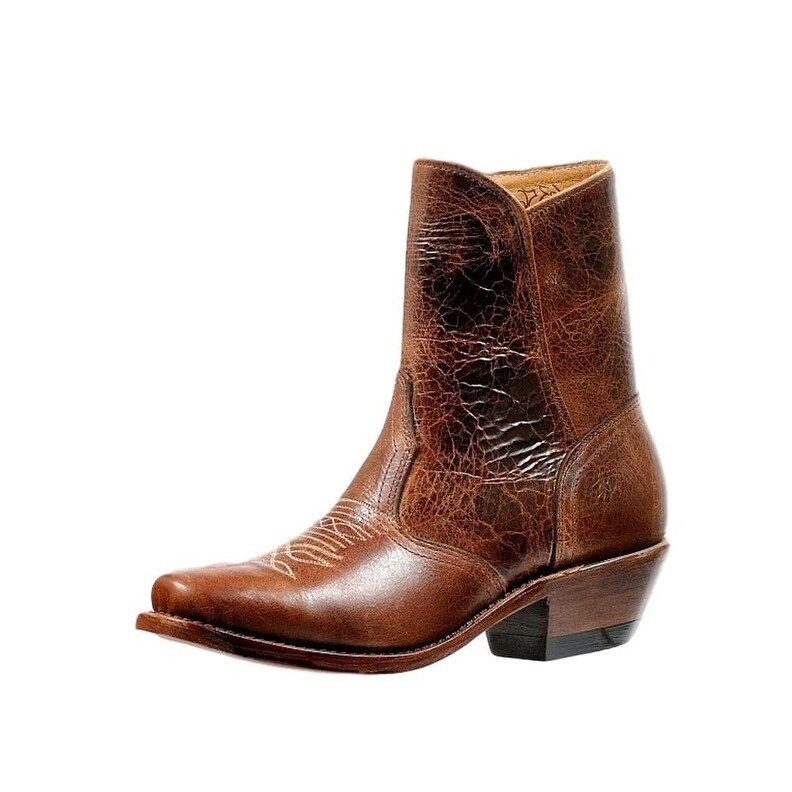 womens cowboy boots with zipper on the side