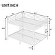 preview thumbnail 8 of 6, White Metal Queen over Queen Bunk Bed Frame with Slats, Side Ladder