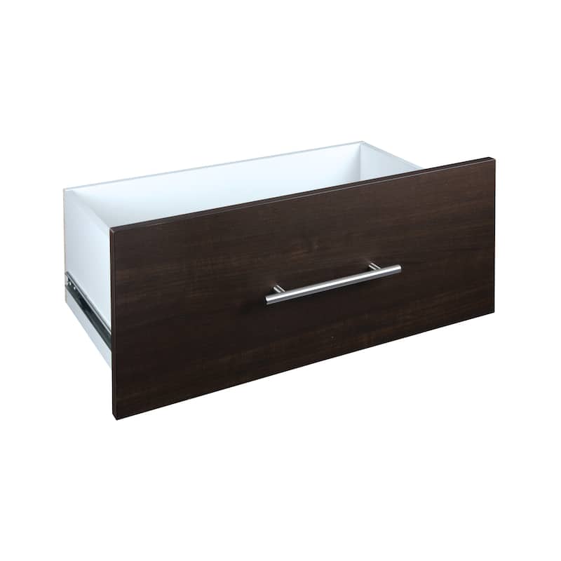 ClosetMaid SuiteSymphony Modern Drawer (25 x 10 in.) - Midnight Brown
