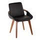 preview thumbnail 2 of 52, Carson Carrington Pugo Mid-Century Modern Chair Walnut Finish
