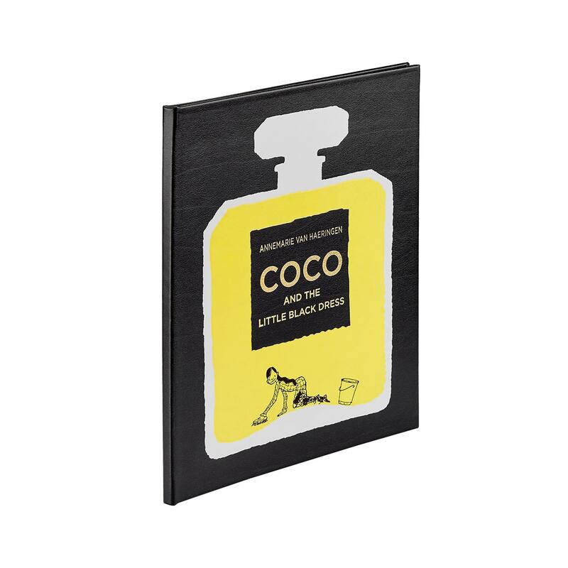 Graphic Image The Gospel According to Coco Chanel Coffee Table Book, Leather, White