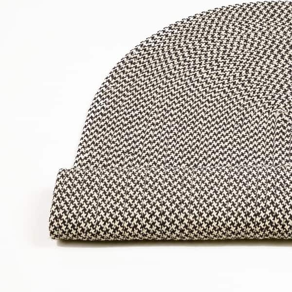 slide 1 of 24, In-Outdoor Milton Houndstooth Tweed Braided Area Rug