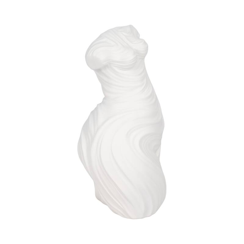 Abstract Female Torso Sculpture in Resin - Decorative Objects for Home Decor