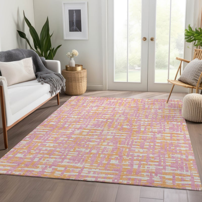 Premium Washable Super Soft Abstract Weave Mayfield Rug