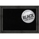 preview thumbnail 1 of 10, Framed Black Cork Board, Rustic Pine Black 41 x 29-inch