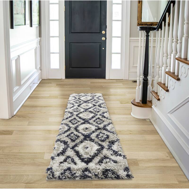 Nautica Puffy Fez Grey/Navy Rug