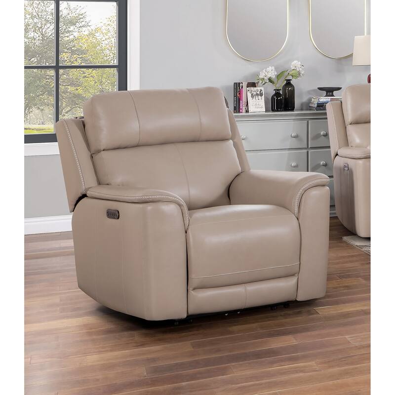 Riley Top Grain Italian Leather Recliner Chair