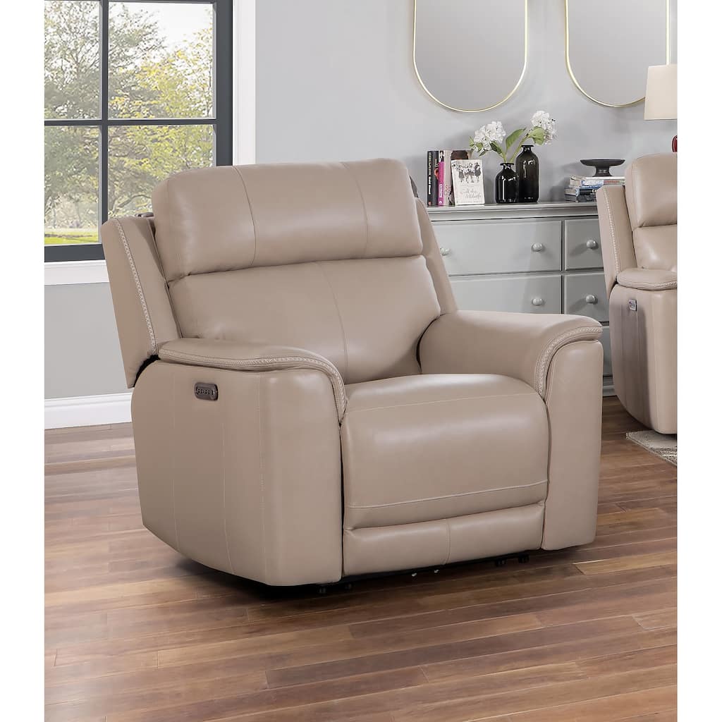 Riley Top Grain Italian Leather Recliner Chair