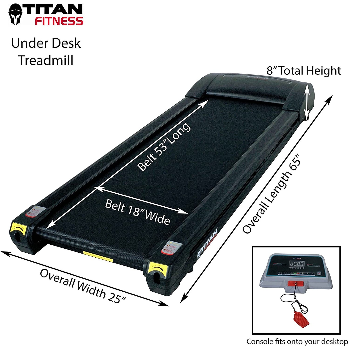 Titan fitness under desk walking treadmill clearance