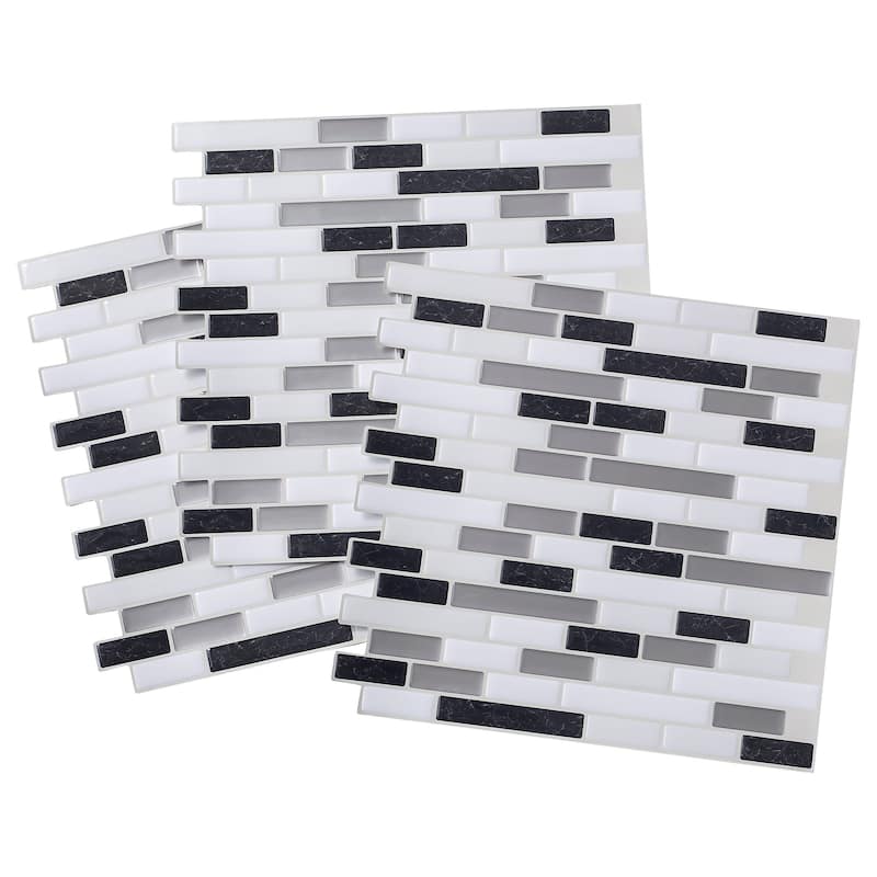 Tack Tile Peel & Stick Vinyl Backsplash (pack of 3)
