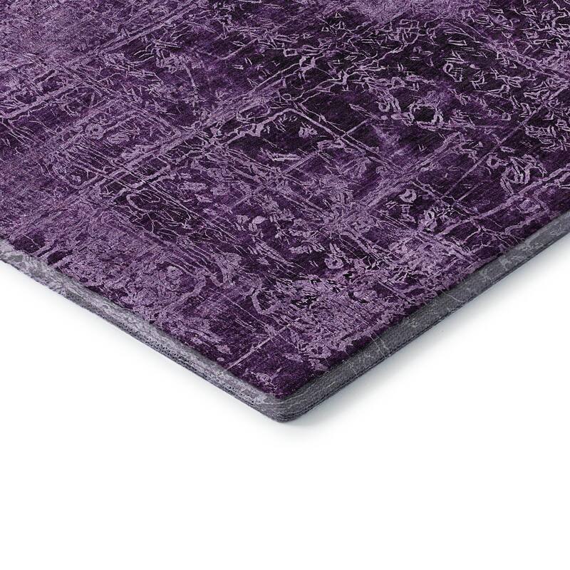 Premium Washable Super Soft Solid Abstract Mayfield Rug