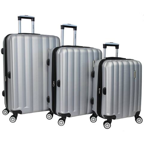 Deluxe Hardside 3-piece Lightweight Spinner Luggage Set