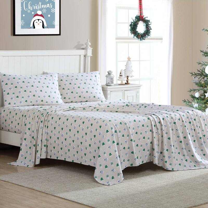 Holiday Flannel Sheet Set