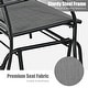 preview thumbnail 11 of 18, Costway Patio Glider Rocking Bench Double 2 Person Chair Loveseat - See Details