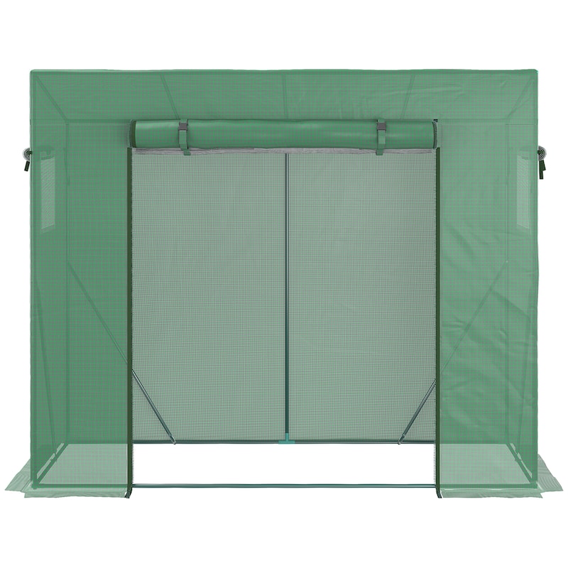Walk-in Garden Greenhouse Patio Hot House w/ Steel Frame