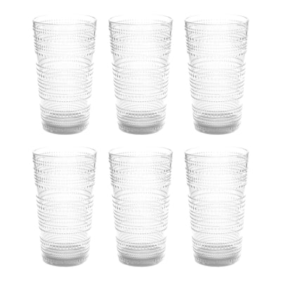 Beaded Jumbo, Clear, 16 oz