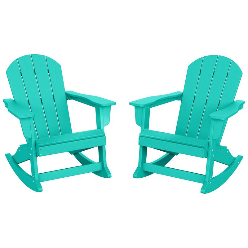 Laguna Hdpe All Weather Outdoor Patio Rocking Chair (Set of 2)