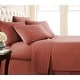 preview thumbnail 11 of 28, No-slip Ultra-soft Deep Pocket 6-piece Bed Sheet Set California King - Marsala