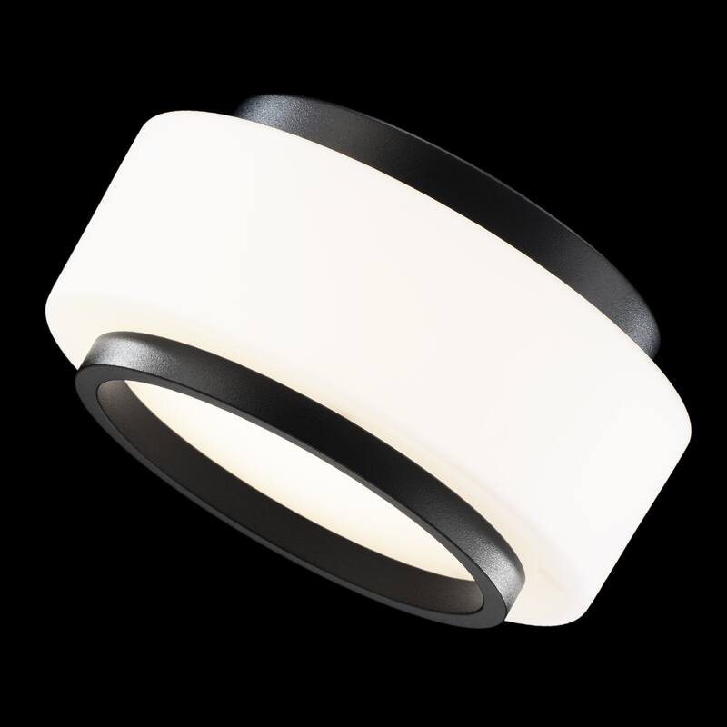 Preston 8in LED Flush Mount Selectable CCT 2700-3000-3500-4000K set to 2700K