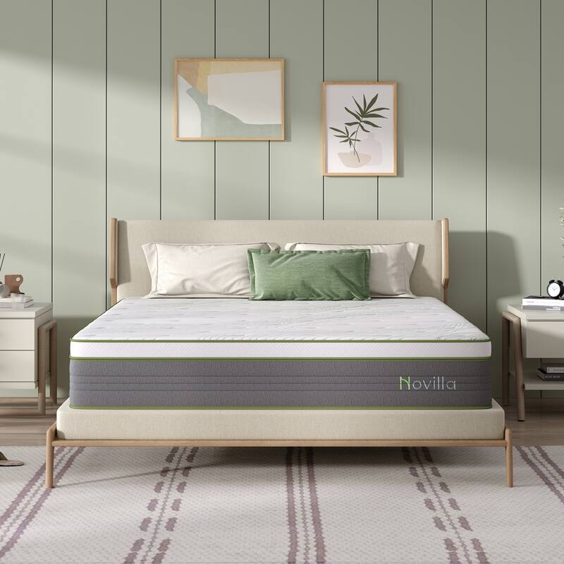 Novilla 12-inch CertiPUR-US Certified Hybrid Pocket Spring Mattress