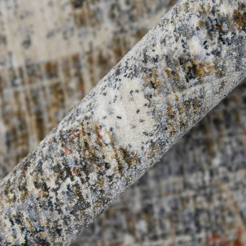Magi Veronica Industrial Abstract Polyester Area Rug