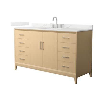 Wyndham Collection WCH7575-60S-QTZ-US3MXX Janna 60" Free Standing