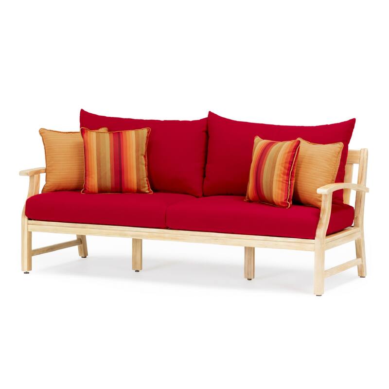 Kooper 4 Piece Sunbrella Outdoor Patio Sofa & Club Chair Set
