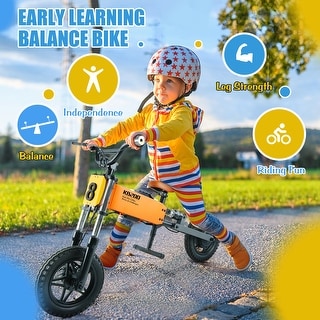 Orange Aluminium Alloy Children's outdoor off-road electric bicycle No battery Electric bicycle that can be Pedalled