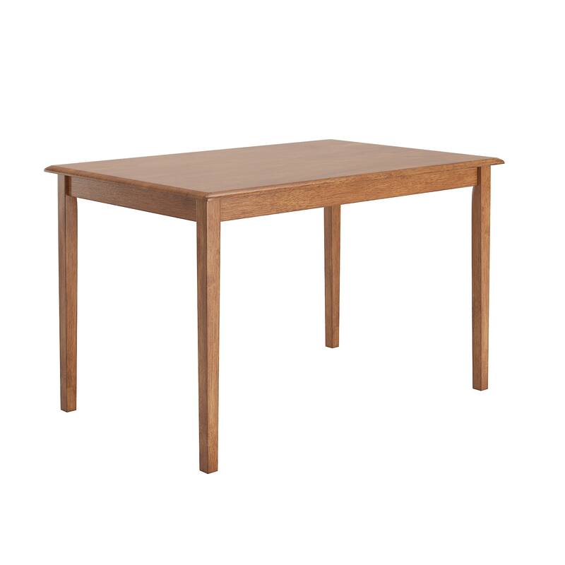 Wilmington II Oak Wood Finish 48" Rectangle Dining Set by iNSPIRE Q Classic