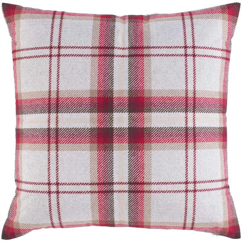 Artistic Weavers Kip Classic Plaid Knit 22-inch Throw Pillow