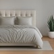 preview thumbnail 1 of 53, 100% Cotton Sateen Weave Solid Duvet Cover Set - Includes 1 Duvet Cover & 2 Pillow Sham Set Ash Gray - California King