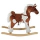 preview thumbnail 5 of 3, Classic Rocking Horse with Neighing and Galloping Sounds, Soft Plush Body for Kids 36 Months and Up