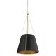 Option Studio White / Aged Brass