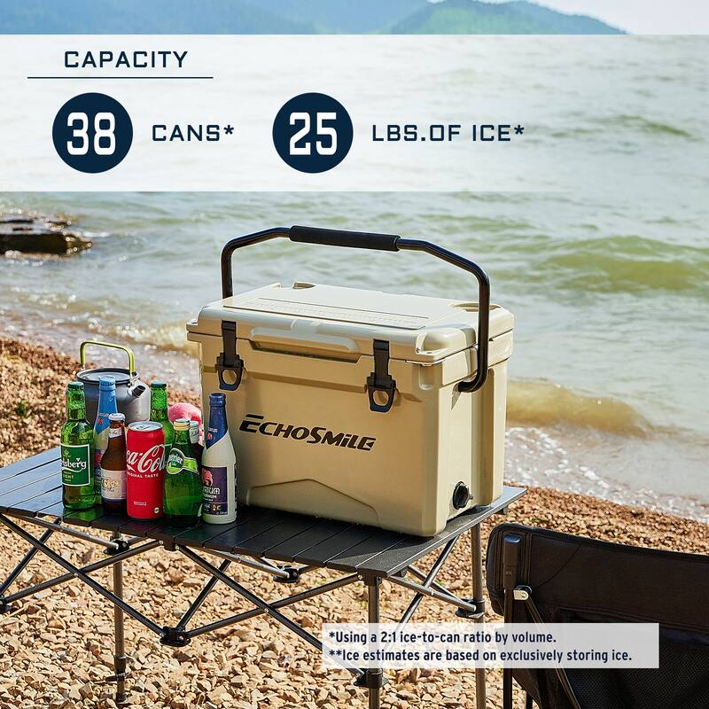 EchoSmile 25 qt. Rotomolded Cooler