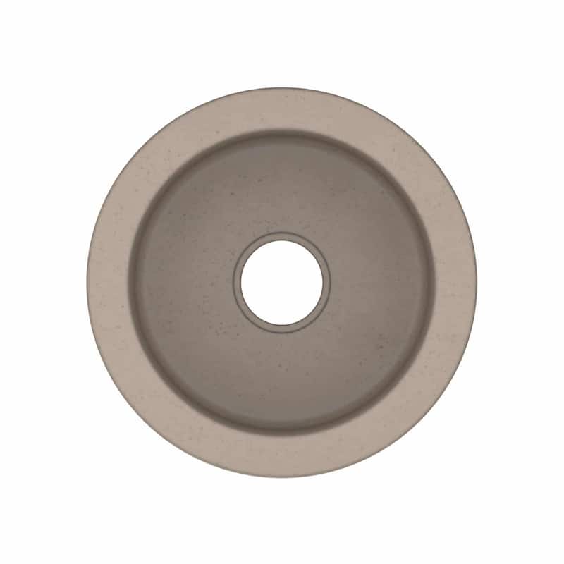 Olivos Handcrafted NativeStone Concrete Bar/ Prep Sink - 16" x 8"