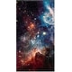 preview thumbnail 36 of 44, SAFAVIEH Galaxy Jenna Modern Abstract Celestial Rug 2'3" x 4' - Purple/Multi - Rectangle