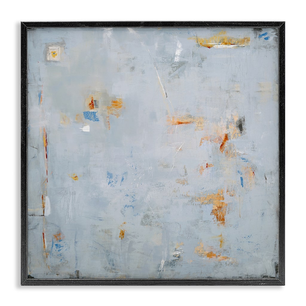 Stupell Abstract Grey & Accents Framed Giclee Art Design By Jodi Major