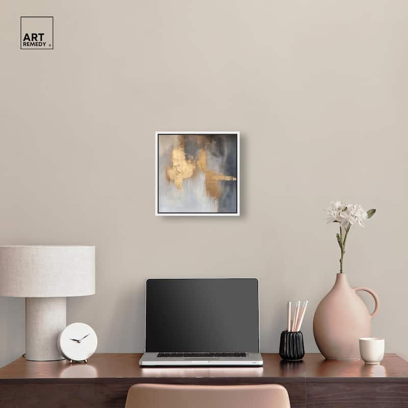 Golden Imprint Canvas by Art Remedy