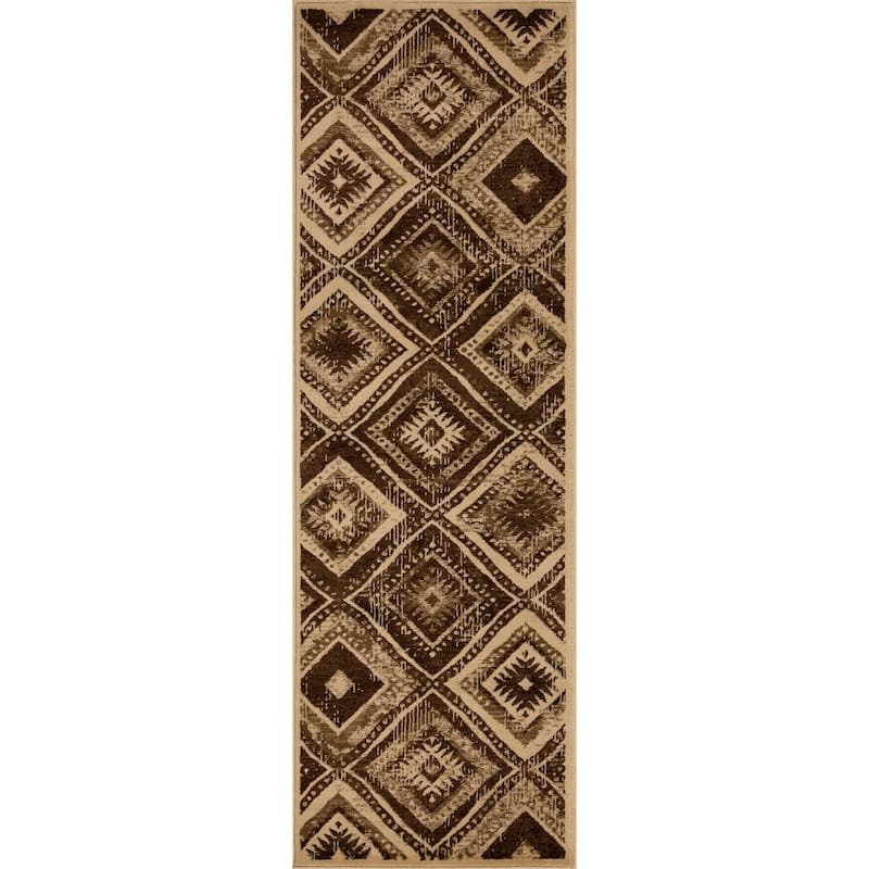 Superior Farmhouse Southwestern Power-Loomed Indoor Area Rug