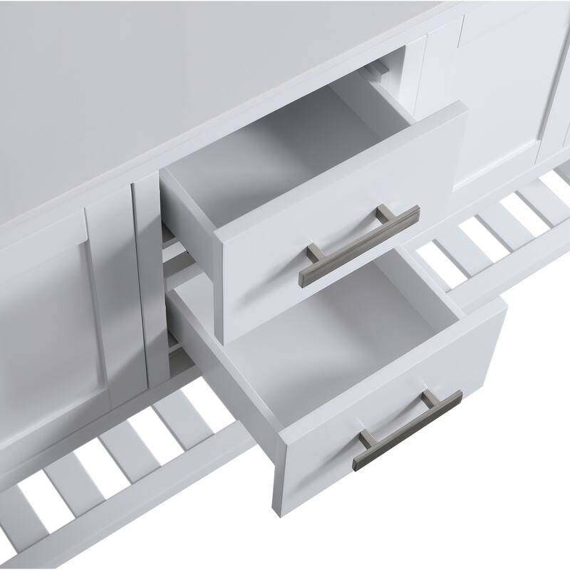 Monaco 72" Double Sink Vanity Base Only
