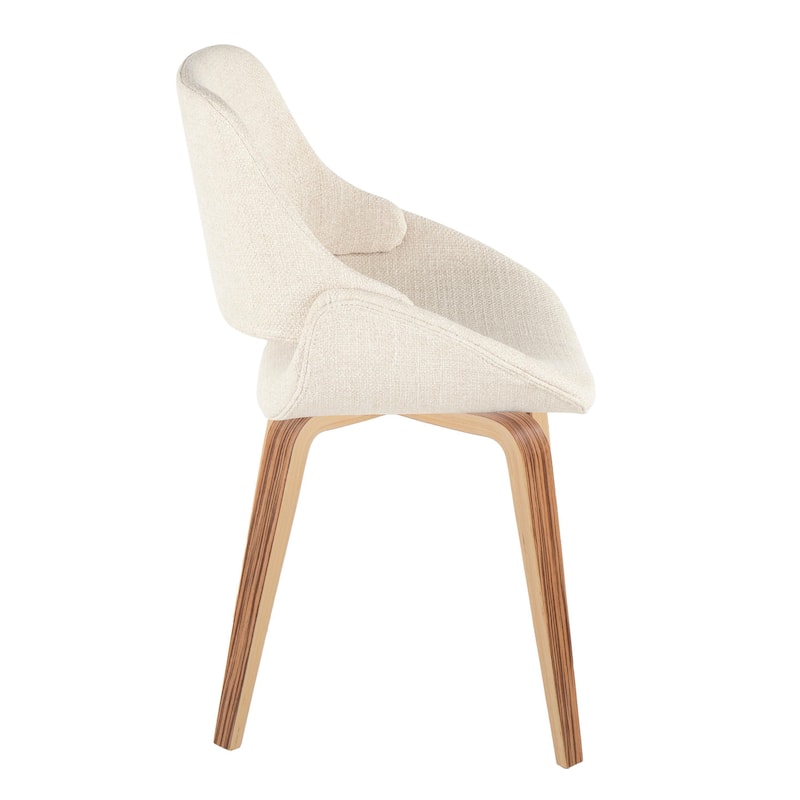 Carson Carrington Svellingen Dining Chair with Bent Wood Legs (Set of 2)