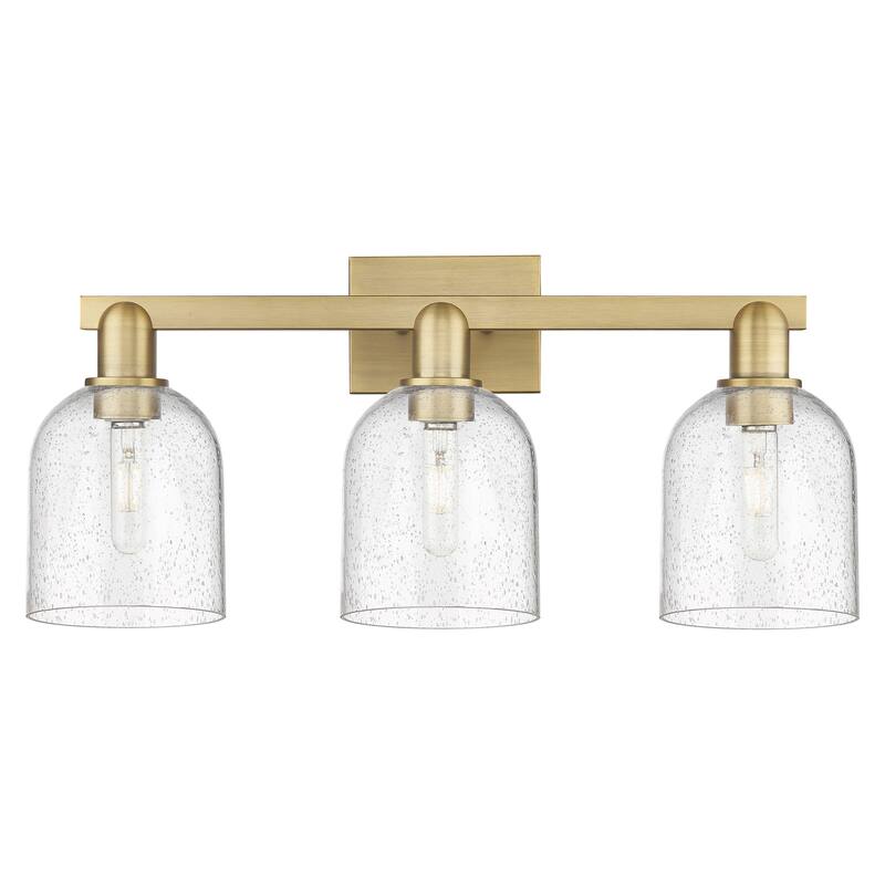 Innovations Lighting 716-3W-12-25 Bella Vanity Bella 3 Light 25" Wide - Brushed Brass / Seedy