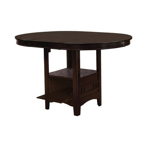 Wood Counter Height Table in Espresso